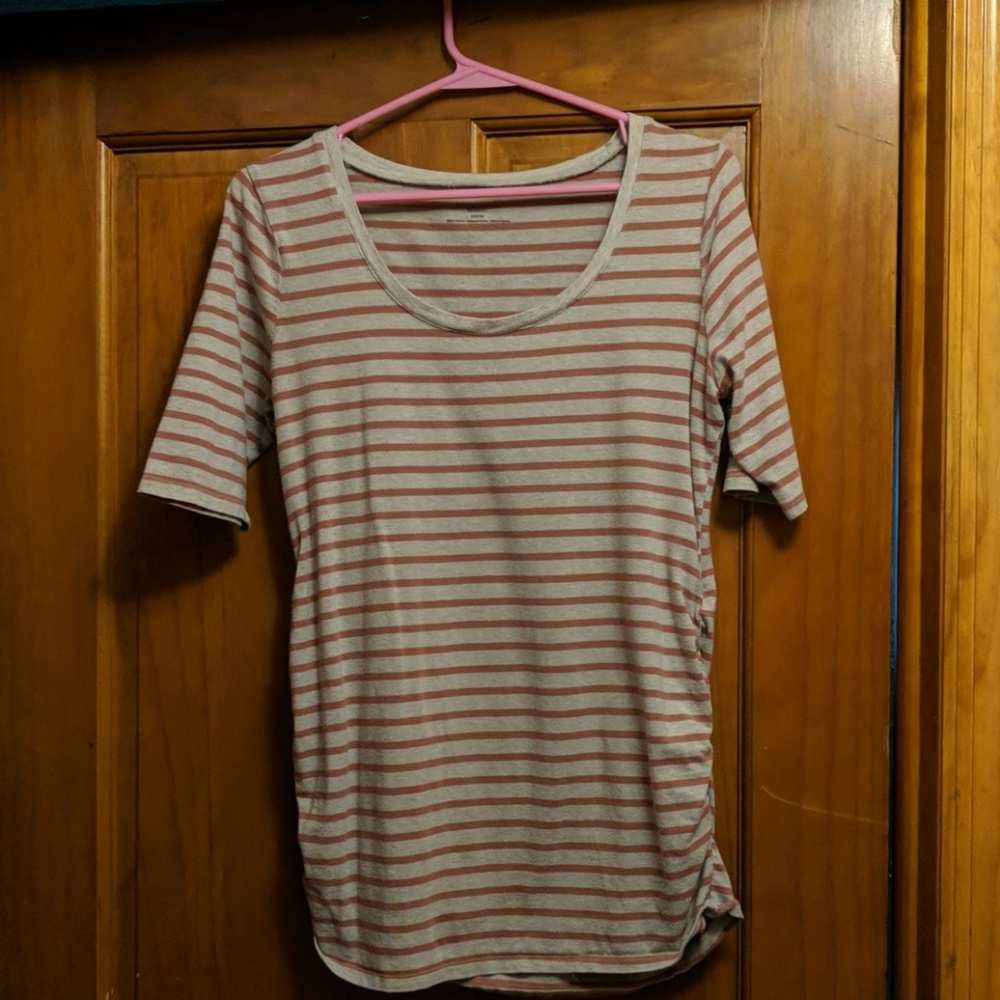 Motherhood maternity striped shirt